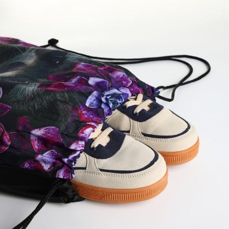 Back for shoes on the lace, black/lilac color-3