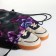 Back for shoes on the lace, black/lilac color