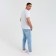 Men's T-shirt Minaku Regular Fit: White color, rr 50