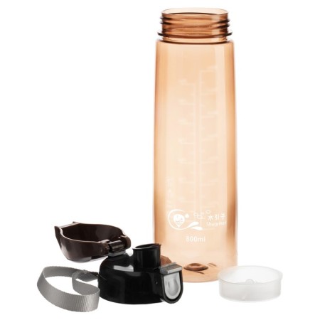Water bottle, 800 ml, "ivi", brown-2