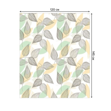 Tablecloth “Leaves of autumn”, rectangular, Saten, size 120x145 cm-1
