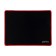 Perfeo Black mouse mat, game, 320x240x3 mm, black and red