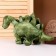 Soft musical toy "Dinosaurus", 43 cm, green color