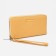 Women's wallet with lightning, yellow color