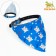 A collar with a scarf "Bright Life", 32 x 1 cm, blue