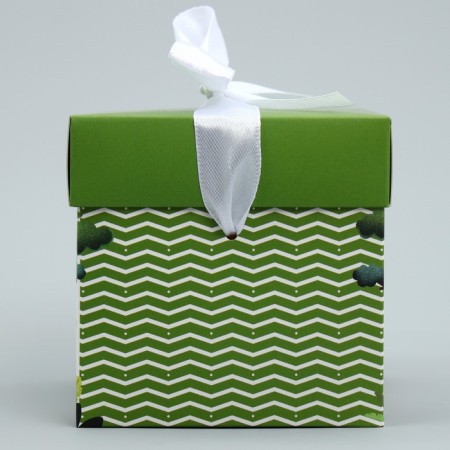 Gift folding box, packaging, "animals", 10 x 10 x 10 cm-5