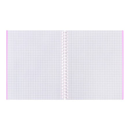 Notebook 80 liters on the crest Line Neon Pink, region plast, BL 60 g/m2-2