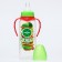 A bottle of feeding "Apple juice", classic throat, 250 ml., 0 months, cylinder, with handles
