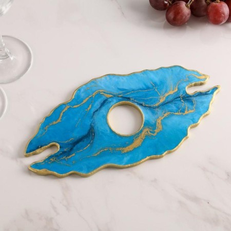 Blue Lagoon Wine and glass stands, 25 x 0.6 x 13 cm-1