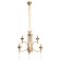 Trong chandelier 6x40W E14 Brass 58x58x61 cm Bayerlux