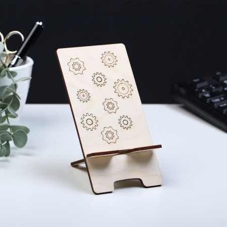 Top for the phone "gears", 16 x 8 cm
