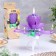 Candle for the cake musical "Tulip", spinning, purple, 14.5 × 6 cm