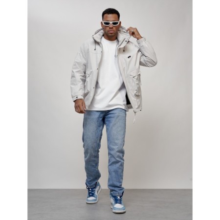 Male spring jacket, size 54, light-gray color-13