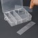 Organizer for decor, with a suspension, mobile cells, 12 cells, 13.8 × 11.3 cm, the color is transparent