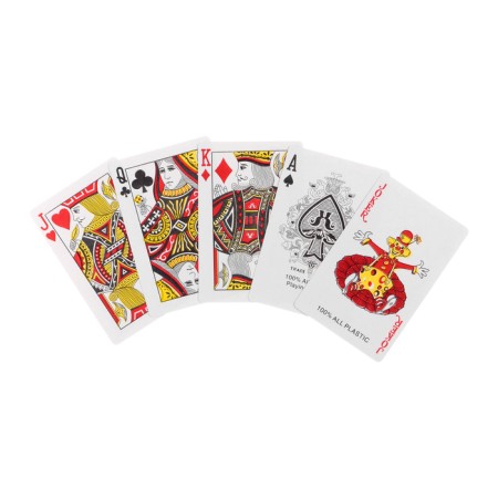Plastic Plastic Maps "Royal", 2 decks of 54 pcs, 19 μm, 8.8 x 5.7 cm, mix-2