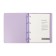 Note book A5+ 120l Escalada, soft region, leather claim, kr bl 70 g/m2, lilac