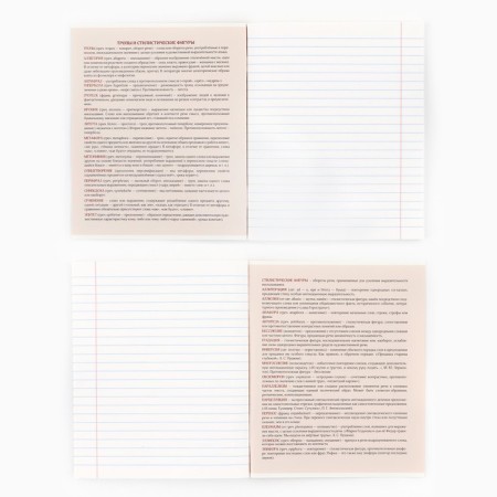 A set of notebooks of 48 sheets, 10 objects, internal block No. 1 “September 1: anime” VD LAK-3