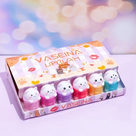 Lip balm "Japanese kittens", mix-10