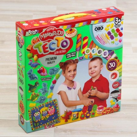 A set of creative creativity "The dough for modeling", the Master Do series, 30 colors