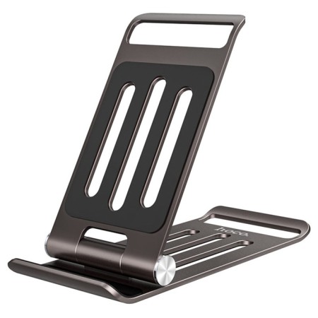 Holder Hoco PH49, table, metal, 4.7-10.5 inches, gray
