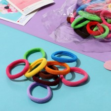 Резинка для волос "Махрушка" (набор 48 шт) 5,5 см, разноцвет