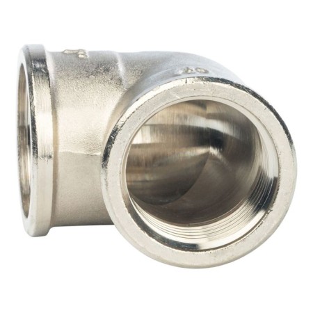 STOUT SFT-0014-000001, 1 ", internal/internal thread, nickelled brass-1