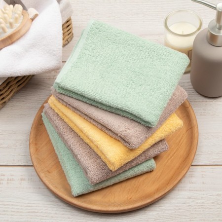Set of terry towels Ethel Summer Time 30x30 cm -5pcs, 100% cotton 340 g/m2-1