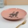 Ceramic plate "Bunny", 25.5 cm, copper color