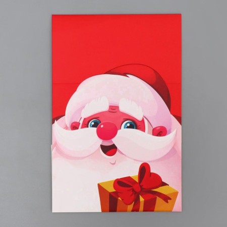 Folding box "Grandfather Frost", 15 x 15 x 8 cm, new year-5