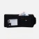Male purse for magnet, department for bills, for maps, for coins, black color
