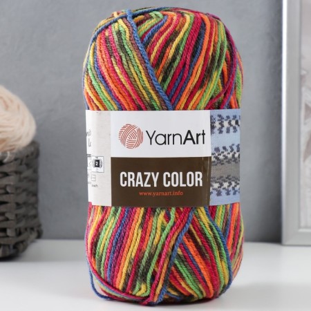 Yarn "Crazy Color" 25% wool, 75% acrylic 260m/100g (148)-4