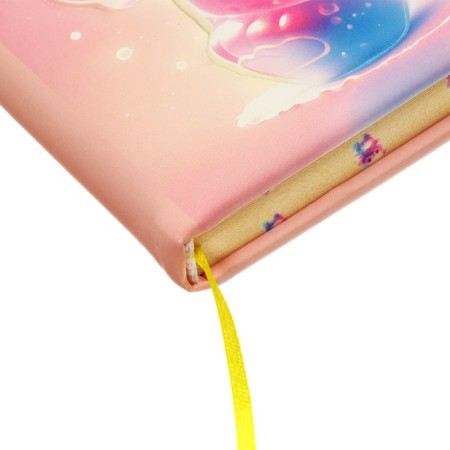 Notebook Gift Book 96l, line, color cut, PVC cover 3D Bear (17.7x12.4cm)-4