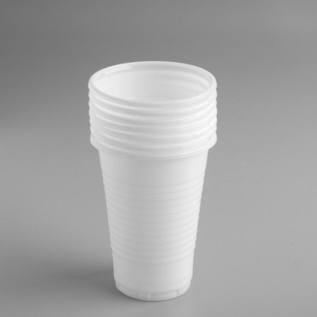 A single glass "premium", 200 ml, white color-1