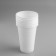 A single glass "premium", 200 ml, white color