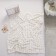 Baby plaid with a toy, size 90x120 cm, beige color