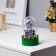 LED figure under the dome "Snow Maiden" 6 × 10 × 6 cm, wood, batteries LR1130X3, glow warm white