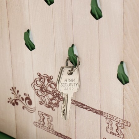 Closed closed "bird" 26.5x31.5 cm green-3
