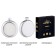 Alcohol flask, stainless steel, round, gift, army, 150 ml