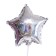 Foil ball 10 ’’ "star", holography, silver
