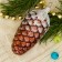 Set "Pine cones" (set 6 pcs) H-9 cm