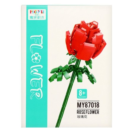 Designer Flowers "Red Rose", 112 details-5
