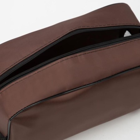 Lightning cosmetic bag, brown color-2