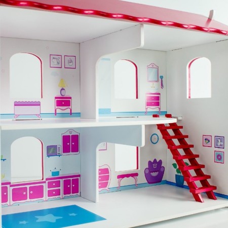 Puppet Paramo House Victoria, two -story, with furniture-2