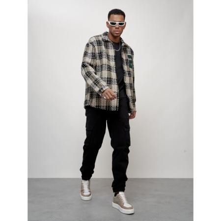 Male windbreaker, size 48, beige color-7