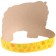 Set of carnival masks vegetables, blue tractor 6 pcs.
