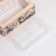 Casket for needlework "Eastern cucumbers on black" 9.5x19.5x13 cm