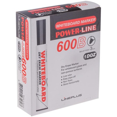 Line Plus 600b, 3.0 mm board marker, black-3