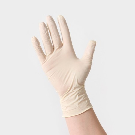 Latex gloves observant non -puddered, textured, n/st, size S-1