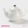 Teapot porcelain harness “Milky Way”, 900 ml, white color in specking