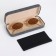 Case for glasses on the cracker, length 15 cm, color gray